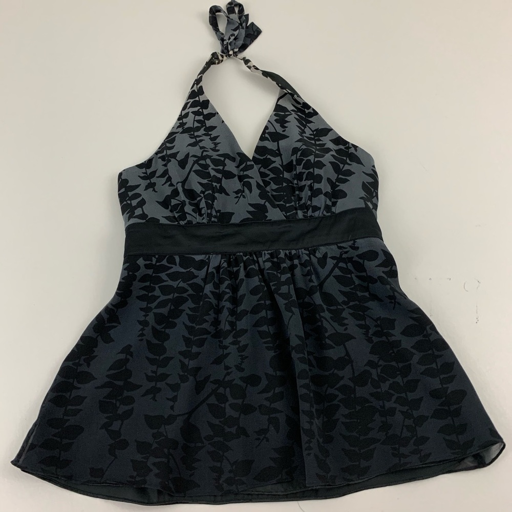 Express Silk Halter Top. T14